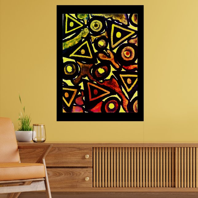 Poster Cartaz Abstrato  (Sala de Estar 2)