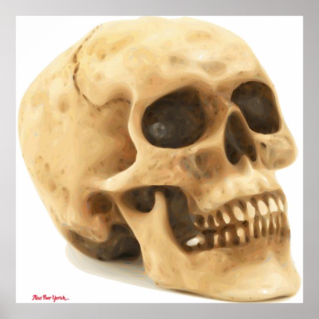 Poster Cartaz Alas Poor Yorick (Frente)