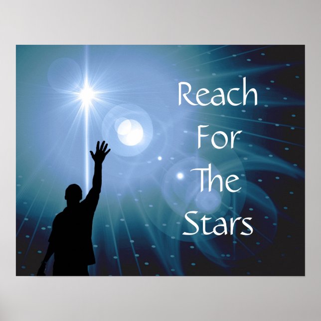 Poster Cartaz Alcançar as Estrelas (Frente)