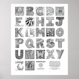 Poster Cartaz AlphaTangle