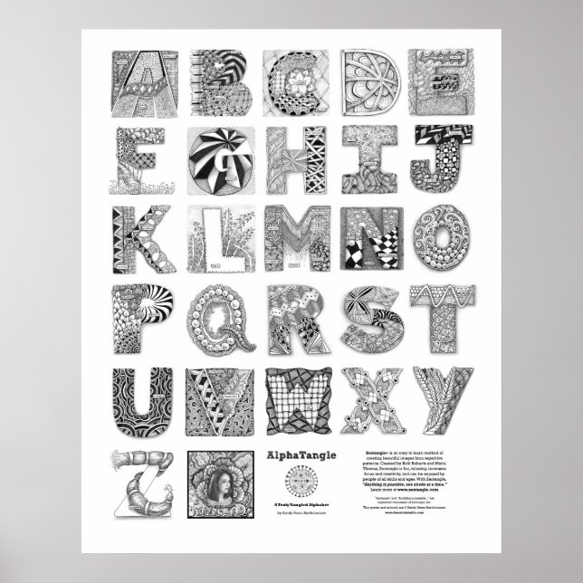 Poster Cartaz AlphaTangle (Frente)