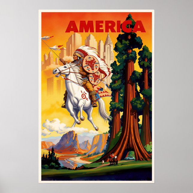Poster cartaz América (Frente)