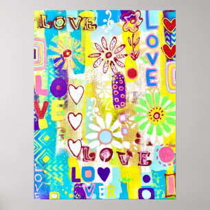 Poster Cartaz Amor 18 x 24