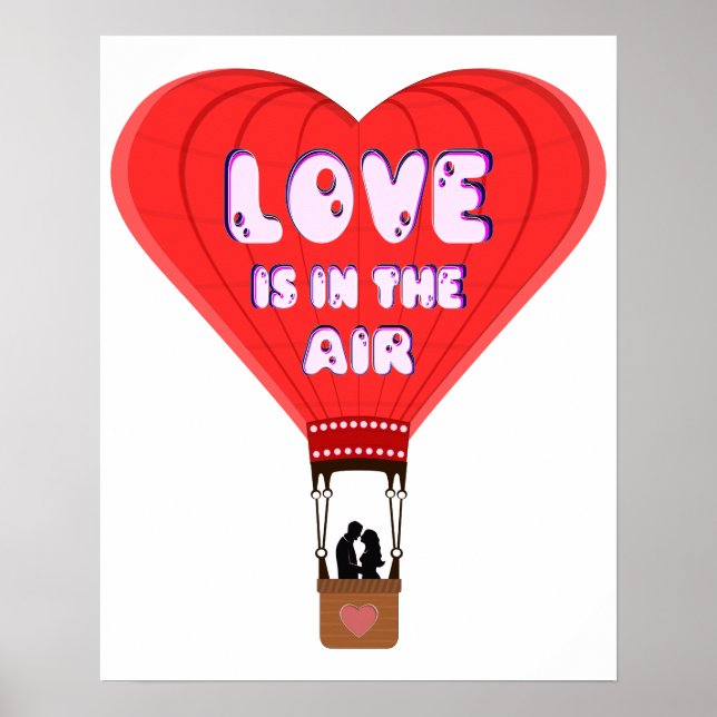 Poster Cartaz Amor no Ar (Frente)