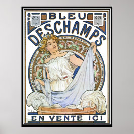 Poster Cartaz Antigo Alphonse Mucha Anúncio