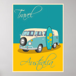 Poster cartaz antigo da Austrália