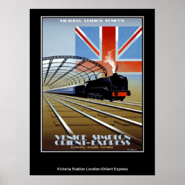 Póster Cartaz Antigo Orient Express