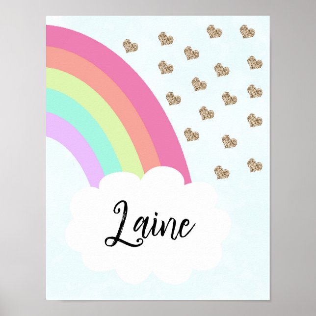 Poster Cartaz Arco-íris Irmã Correspondente Arco Direito (Frente)