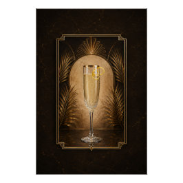 Póster Cartaz Art Déco French 75 | Arte de Bar