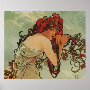 Poster Cartaz Art Nouveau