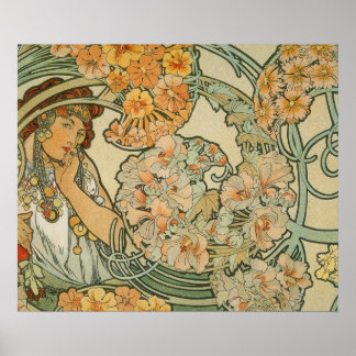 Poster Cartaz Art Nouveau