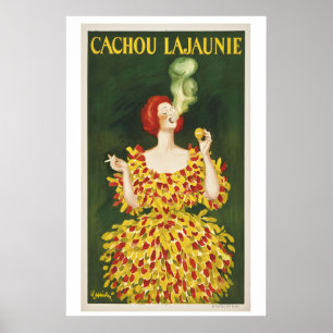 Poster Cartaz Art Nouveau Cachou Lajaunie por Leonetto