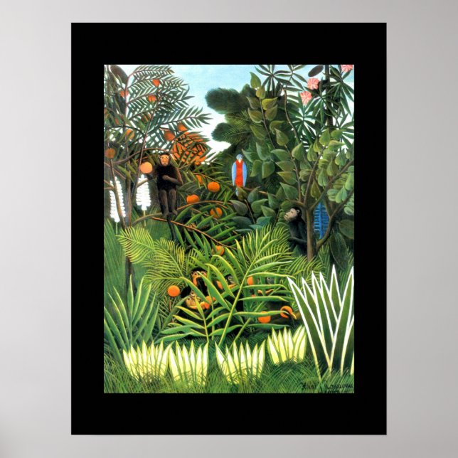 Póster Cartaz Arte Vintage A Selva (Frente)