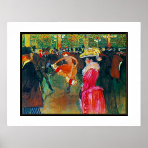 Póster Cartaz Artistas Famosos Henri de Toulouse Lautrec