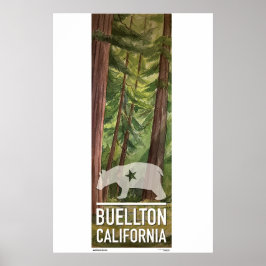 Poster Cartaz - Árvores da Floresta