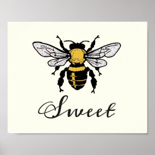 Poster Cartaz Bee Sweet