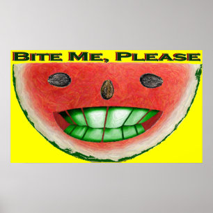 Póster Cartaz Bite Me