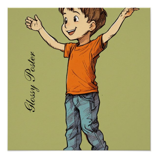 Póster Cartaz Brilhante (Frente)