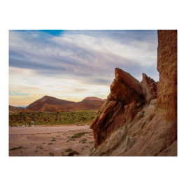 Póster Cartaz Brilhante Desert Rock | Decoração do Sudoes