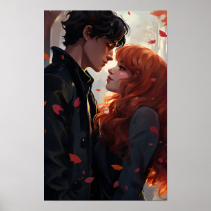 Poster Cartaz - Casal Amor Beijo