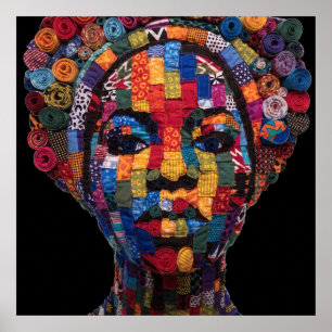 Poster Cartaz Celebrando Mulheres Negras Coloridas