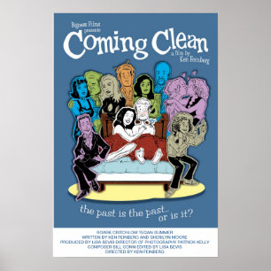 Póster Cartaz cinematográfico 27X40 limpo de vinda de CS