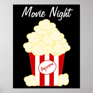 Poster Cartaz cinematográfico amanteigado quente clássi