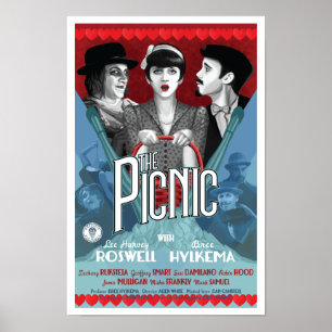 Poster "Cartaz cinematográfico do piquenique"