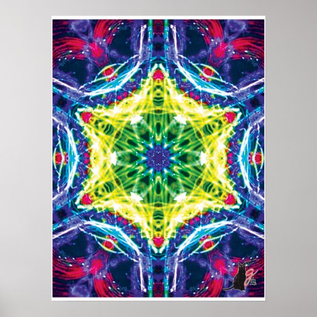 Poster Cartaz Colagem Cinética Kaleidoscópio Joules (Frente)