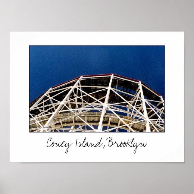 Póster Cartaz 'Cyclone Rollercoaster' (Frente)