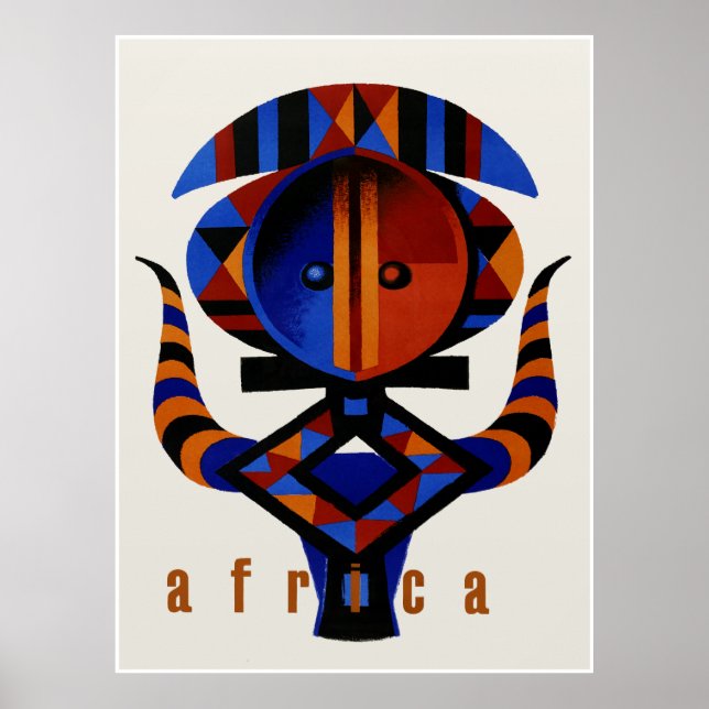 Poster Cartaz da África (Frente)