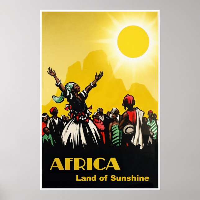 Poster Cartaz da África (Frente)