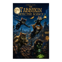 Cartaz da Agência Detetive Tabbykin – Edição Limit