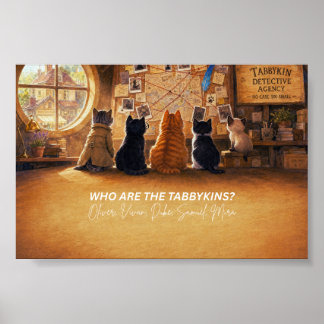 Poster Cartaz da Agência Detetive Tabbykin – Edição Limit