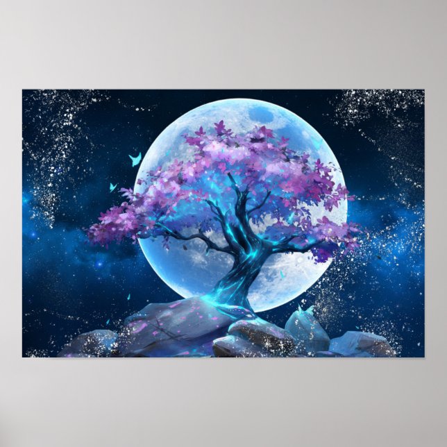 Poster Cartaz da Árvore da Lua (Frente)
