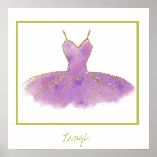 Poster Cartaz da Bailarina a Rir