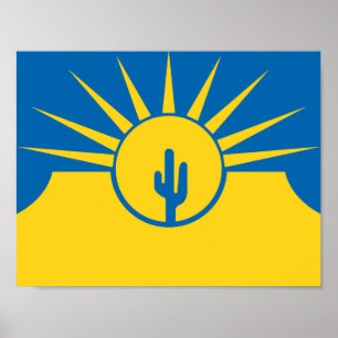 Poster Cartaz da Bandeira de Mesa, Arizona