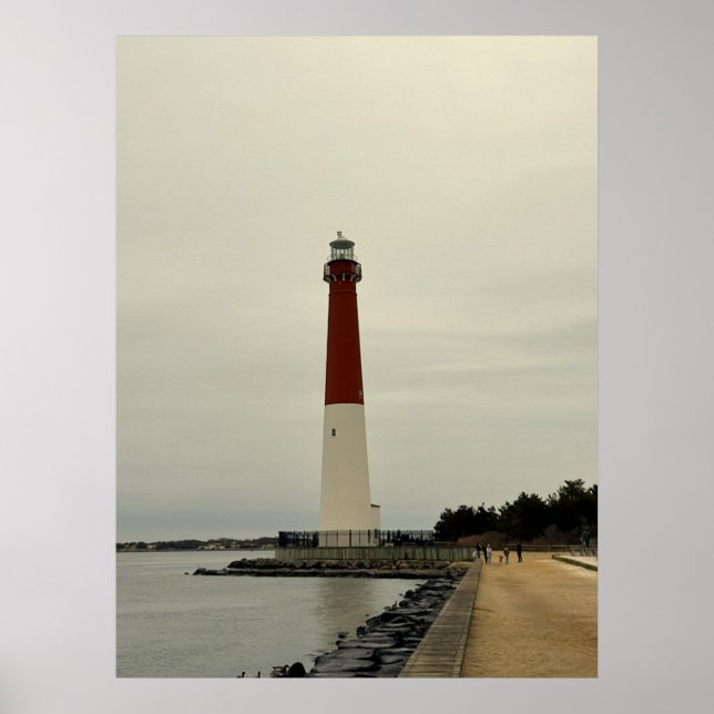 Poster Cartaz da Barnegat Light Lighthouse (Frente)