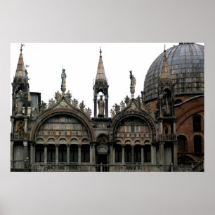 Póster Cartaz da Basílica Catedral Patriarcal de São Marc