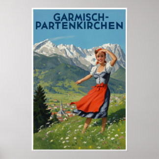 Poster cartaz da Baviera, Alemanha