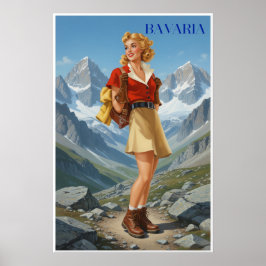 Poster Cartaz da Baviera, Alemanha