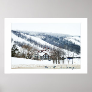 Póster Cartaz da Blue Mountain Village, Ontário