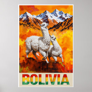 Poster cartaz da Bolívia