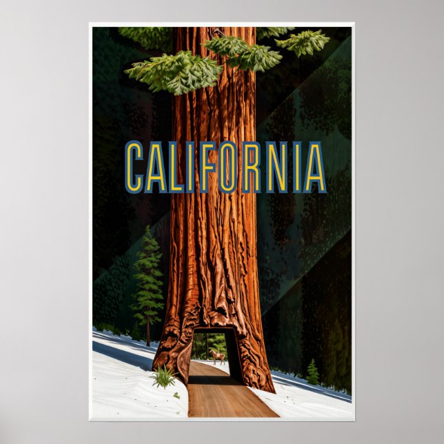 Poster Cartaz da Califórnia (Frente)