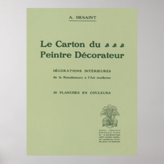 Poster Cartaz da Capa Le Carton Du Peintre de 1910