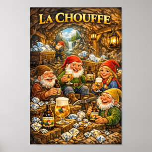 Poster Cartaz da Cervejaria Fantasia da Mina de Diamantes