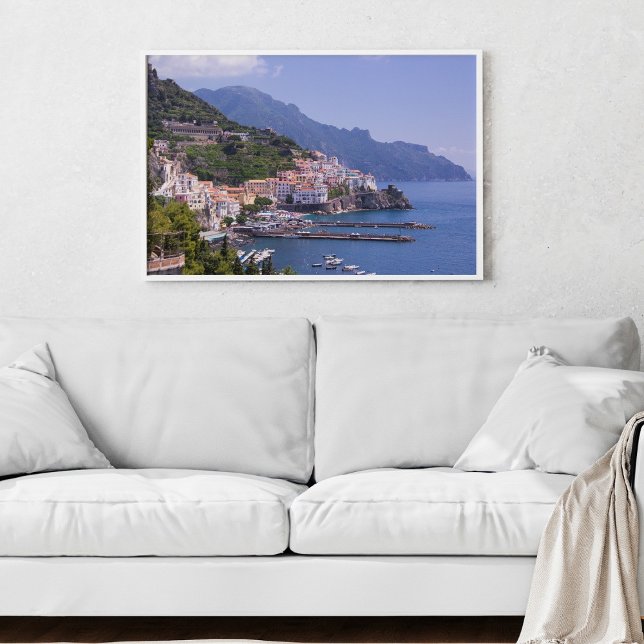 Póster Cartaz da Cidade da Costa de Amalfi Itália (Criador carregado)