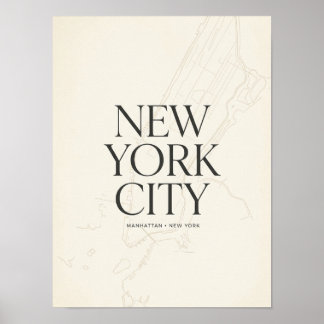 Poster Cartaz da Cidade de Nova York