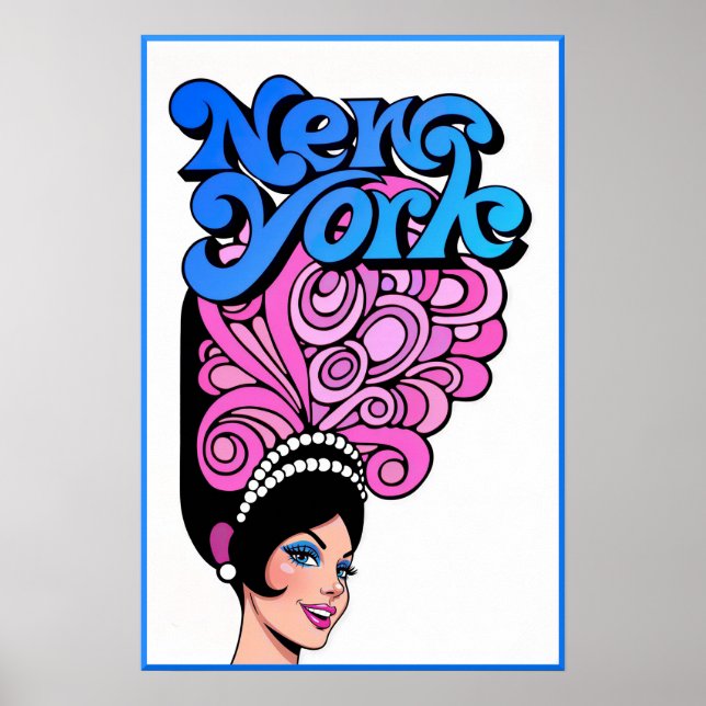 Poster Cartaz da cidade de Nova York (Frente)