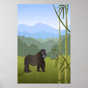 Poster Cartaz da Creche Ruanda